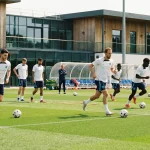 Englands landslag med Bellingham och Saka under VM 2026-förberedelser